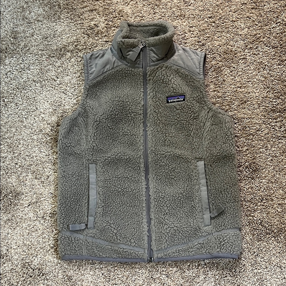 Patagonia Grey Fleece Vest for Women